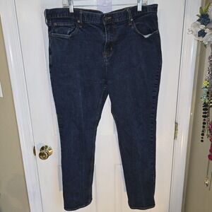 Old Navy Slim Built-In Flex Jeans Mens 40x30 Dark Wash Denim‎ Comfort